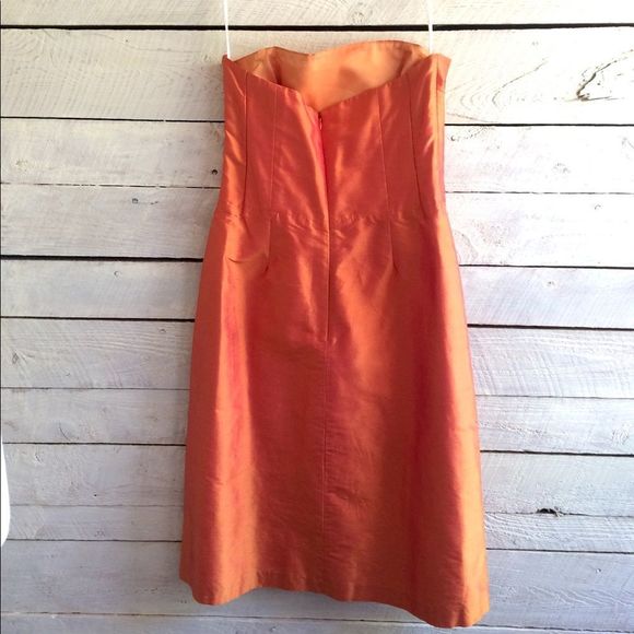 Silk strapless formal dress - Picture 6 of 8